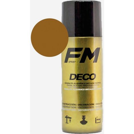 Bombe de peinture brun terre 400ml Brun terre - RAL 8001 Brun terre - RAL 8001