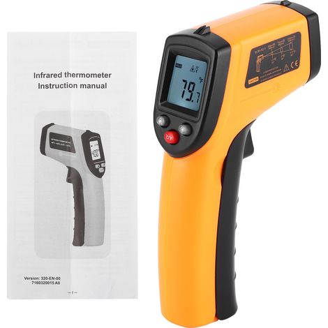 Termometro GM320 – -50-400 °C – Infrarossi – Senza contatto – Portatile – Industriale