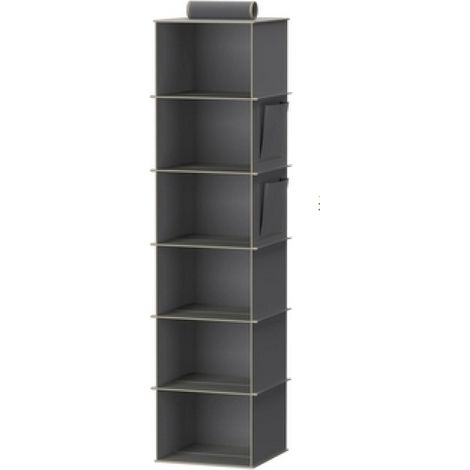 Sac de rangement pliable avec fermeture scratch  tissu en bambou résistant et multifonctionnel  sac suspendu (1/5)