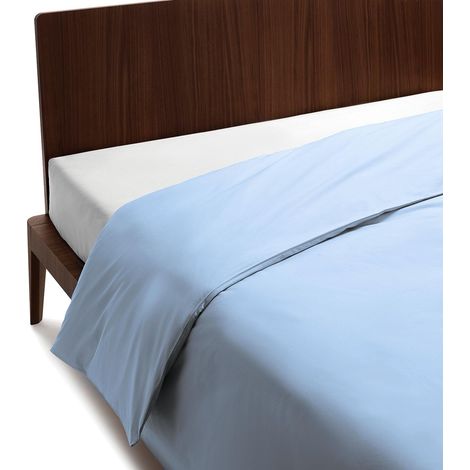Housse de Couette 1 Personne 155x200 Coton 100% Percalle Frais et Respirant, Sac Couette Lestée avec Rabat 40 cm, Couverture Lestée Housses de Couettes Linge de Lit (1/5)