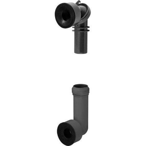 Bonomini Super Kanna raccordo universale snodato in PP 32 mm per cassetta wc alta (1/2)