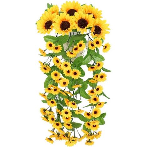 Guirlande de Lierre Artificiel, Plante Tombante en Plastique, Décoration Murale pour Mariage, Balcon, Jardin, Suspension Extérieure (1/3)
