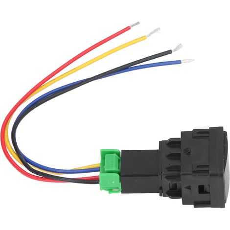 Interrupteur Feux de Brouillard 5 Broches Stable Résistant à la Chaleur 40A 12V Emplacement Réservé pour Véhicules Commodo (1/5)