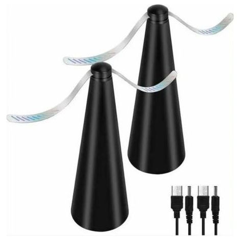 Fliegenabwehrventilator – 2er-Packung mit natürlichen Pulsationsgeräten, die Insekten von Lebensmitteln fernhalten, ideal für Camping und Garten (1/4)