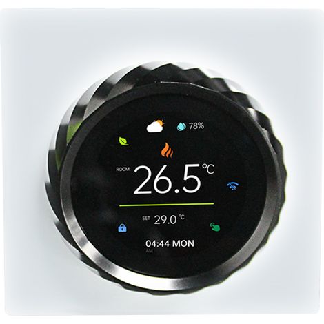 Thermostat de chauffage au sol électrique - WiFi - programmable - 16A - verrouillage enfant (1/5)