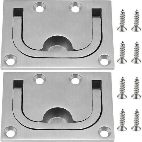 Portelli a filo in acciaio inox - Maniglia nautica per imbarcazioni (set da 2) (1/4)