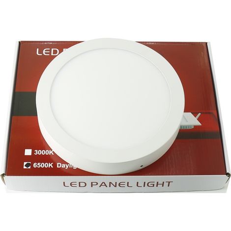 Jandei - Downlight LED superfice 12W redondo blanco 3000oK ÿ173x37 mm (1/4)