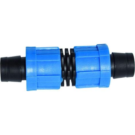 16 mm Strumenti per sistema di irrigazione da giardino Nastro per irrigazione a goccia Connettore a 2 vie Dado Riparazione tubo Serra mista Agricoltura Nastro per irrigazione a goccia (1/5)