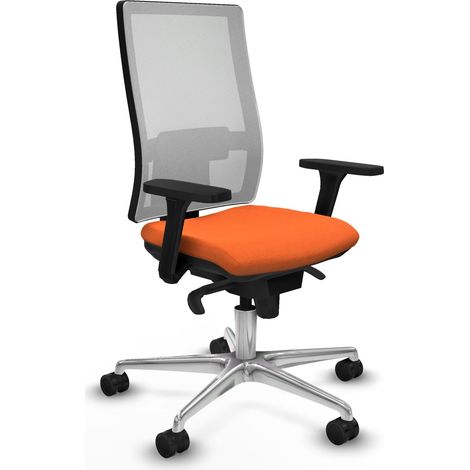 Piqueras y Crespo 3D086N0 Silla de oficina naranja ergonómica (1/3)