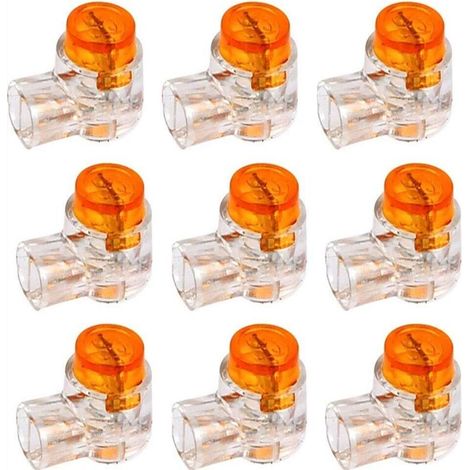 Litzee – UY Scotchlok Wasserdichte Steckverbinder – 50er-Pack – Für Kabel von 0,4 bis 1,52 mm² – Dichtungsgel zum Schutz vor Feuchtigkeit und Korrosion – 50 Stück