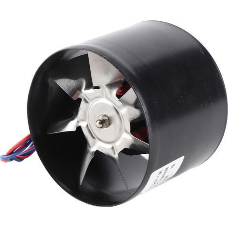 Ventilateur de conduit en métal, grande vitesse, silencieux, rond, pour cuisine, sous-sol (1/5)