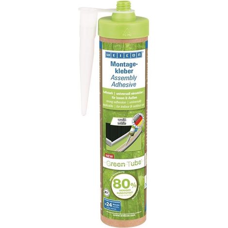 WEICON Montagekleber weiß 280 ml Green Tube Kartusche (1/2)