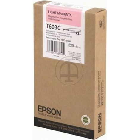 Epson Tintenpatrone light magenta T 603 220 ml T 603C