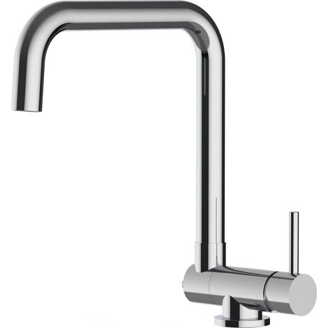 Unterfenster Wasserhahn Vorfenster Umklappbar 4,5 CM Verchromt Kuechenarmatur mit 360 schwenkbarem N Auslauf