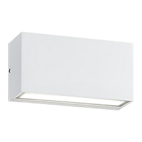 Trent Led Aplique Rectangular IP65 Blanco Doble Luz Trio Lighting (1/2)