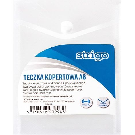 Carpeta vertical para sobres Strigo PP A6