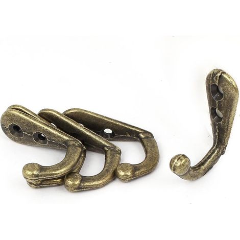 Vintage Badezimmer-Zubehör Stil Kleidung, Single Aufhänger Screw Mount Wand Handtuchhaken Haken 5x (1/2)