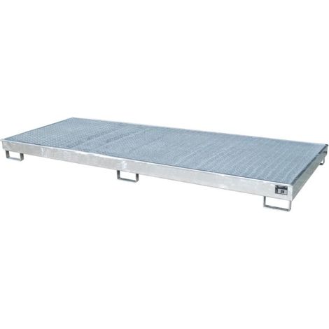 Bauer Südlohn Bac à étagère avec insert PE RW-GR 3300-1 PE, galvanisé à chaud