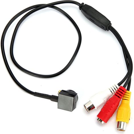 Mini Caméra de Surveillance HD Infrarouge avec Audio, 600TCV, 700TCV, 1200TCV, 1500TCV pour Vidéosurveillance Discrète