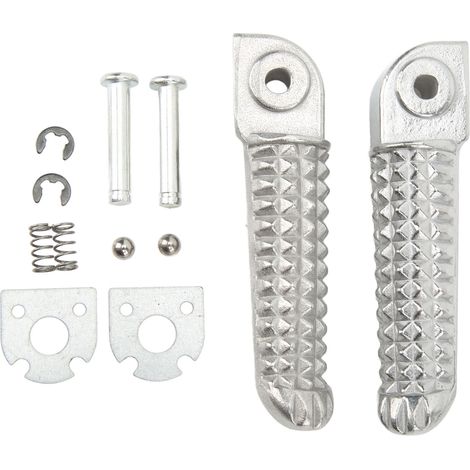 Lot de 2 repose-pieds de moto stables avec pédales arrière de rechange pour R1 R6 MT09 MT07 R3 R15 R25(Pédale arrière) (1/5)