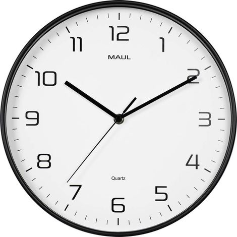 Maul 9051790 Quarzo Orologio da parete 30 cm x 50 mm Nero