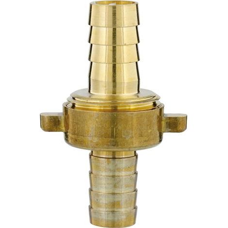 GARDENA 07151-20 Messing Schlauch-Verschraubung 26,44 mm (3/4") AG, 24,2 mm (3/4") IG, 13 mm (1/2") (1/3)