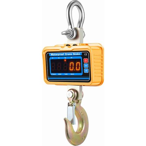 Electronic Crane Scale 0.5KG-3000KG Water Resistant High Accurancy Portable Handheld Hook Scale