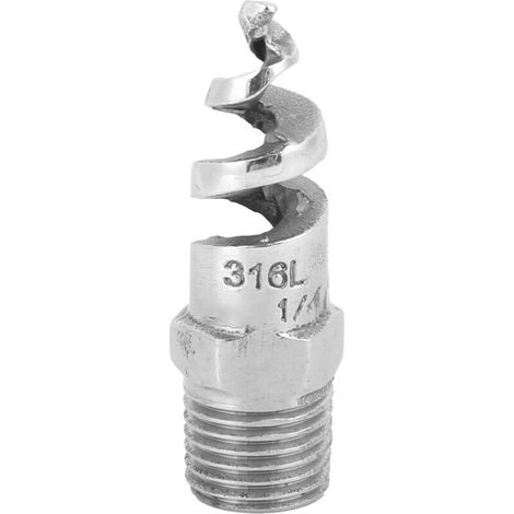 Buse d'arrosage spirale SPJT en acier inoxydable 316L, filetage mâle G1/4 DN8, anti-bouchage pour système d'irrigation (1/5)