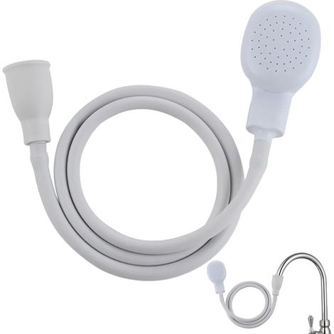 Douchette Lavabo Salle De Bain - Douchette Sur Robinet Facile À Laver Les Cheveux - Douchettes Avec Tuyau Pour Lavabo/Coiffeur (1/5)