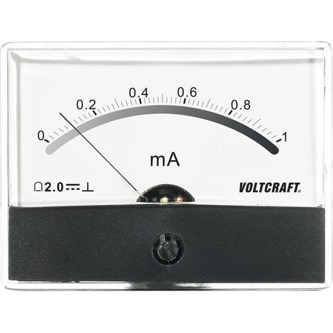 VOLTCRAFT AM-86X65/1MA AM-86X65/1MA Einbau-Messgerät AM-86X65/1mA/DC Drehspule (1/2)