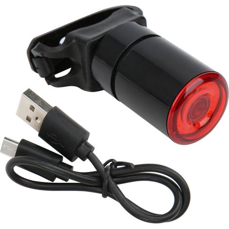 Intelligenter Fahrradbremssensor mit USB-Rücklicht, Nachtlicht für Sattel und Sattelstütze