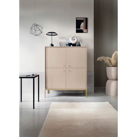 AX LIVING Große Kommode Domiti MK104 Modern 104 cm Beige