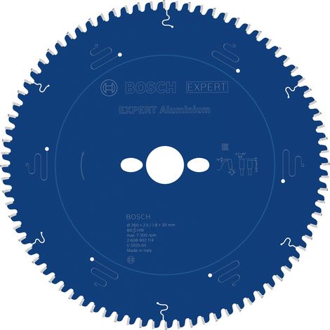 Bosch EXPERT Aluminium Circular Saw Blade 260 x 2.5/1.8 x 30 mm T80 2608902114 (1/5)