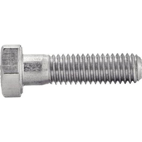 10 Vis à Métaux Tête Hexagonale Filetage Partiel 20 x 120 mm - DIN 931 - Inox A2 - D-Work