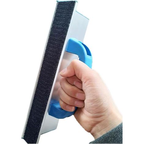 rechtwinkliger Schleifpapierhalter, Schleifpapierwerkzeughalter, Schleifpapierhalter mit Griff, Halter für Nass- und Trockenschleifpapier für Wände