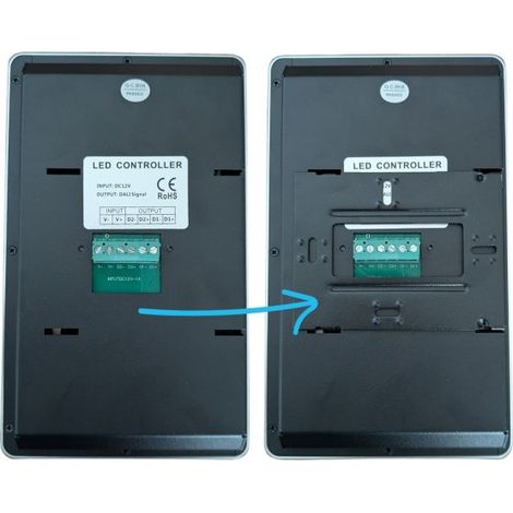 Controller DALI Touch Screen LCD 7” Master – Gestione Scene, Gruppi e Controllo Luci DL103B