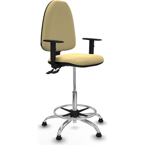 Piqueras y Crespo B1D05RT Silla de Oficina Crema Alta (1/3)