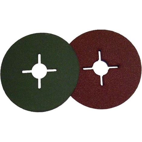 Lot de 25 disques abrasifs en fibre - Diamètre : 125 mm (1/5)