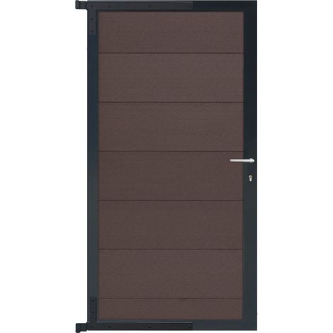TJÖRN-Tor-Komplettset 90 x 175 cm, mokka/anthrazit