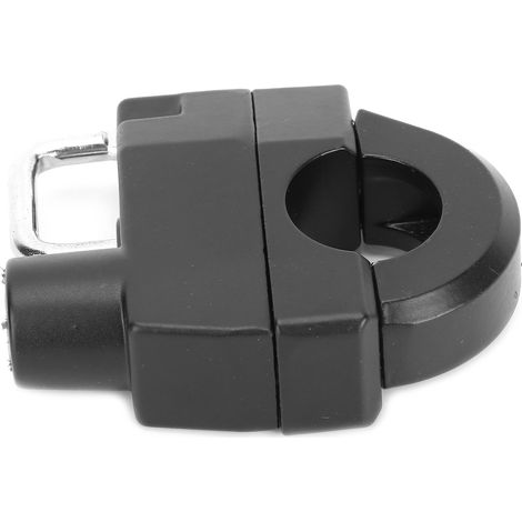 Verrou antivol pour casque moto avec clés, support de sécurité universel compatible avec la plupart des quads et motos. (1/5)