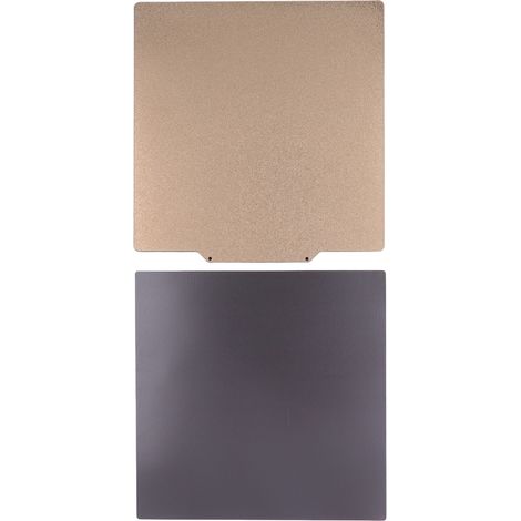 Feuille de film magnétique en acier revêtue PET+PEI de 235 x 235 mm avec ressort magnétique souple pour plateau chauffant d'imprimante 3D (1/5)