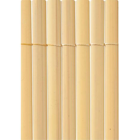 Nortene – Canisse PVC brise-vue bambou 85 % occultant – Dimensions 1,50 x 3 m – Traité anti-UV – Densité 0,9 kg/m2