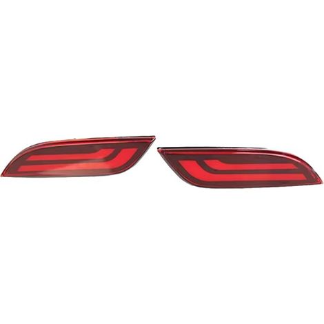 1 pair of rear bumper lights, brake lights, and rear bumper reflector retrofit lights suitable for 10-15 Chevrolet Spark (1/4)