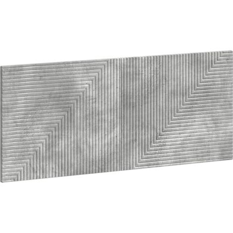 Cabecero montada en la pared HAARLEM Gris Hormigón vidaXL (1/5)