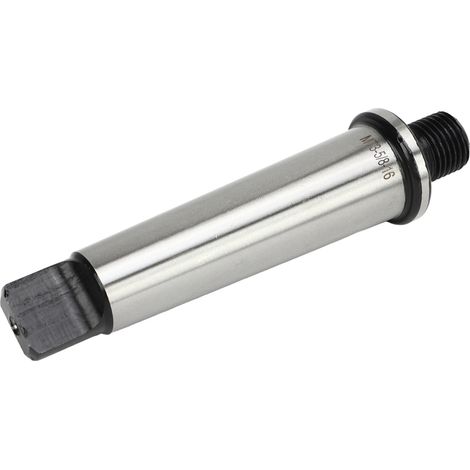 Mandrin de perçage fileté MT3, arbre en acier au manganèse, cône Morse 3MT, filetage 5/8in, longueur 16mm, pour fraiseuse (1/5)