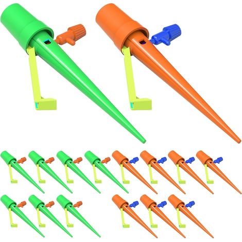 Kit de riego automático - 16 piezas - Sistema de riego ajustable con válvula de control de liberación lenta - Para plantas en maceta, plantas de jardín y flores de interior. (1/5)