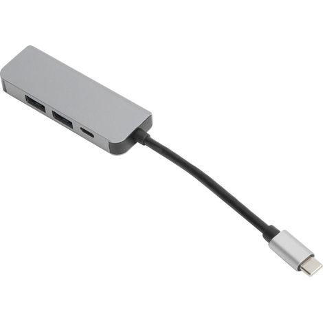 4K HDMI USB-C Dockingstation mit 3 USB 3.0-Anschlüssen und Schnellladefunktion (1/5)