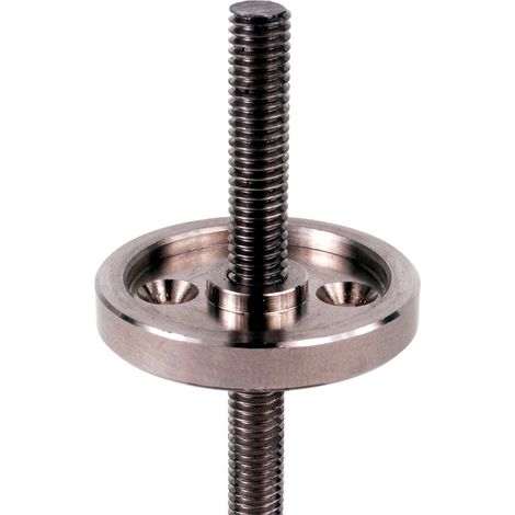Fixation traversante inox - Décor : Inox brossé - Matériau : Inox - ADLER (1/2)