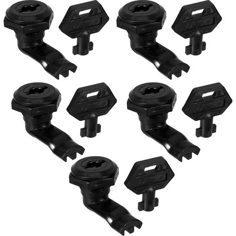 Lot de 5 verrous pour armoires électriques Abaodam, loquet (1/5)