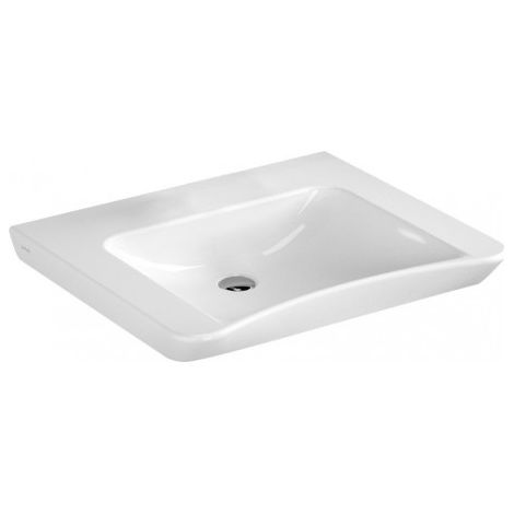Lavabo S20 650 x 560/520 mm sans trou pour robinetterie, sans trop-plein blanc VITRA